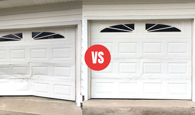 repair or replace your broken garage door